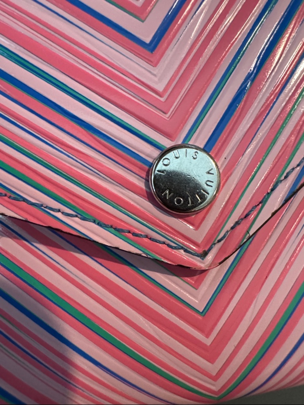 Louis Vuitton Tropical Epi Leather Striped Compact Wallet - Picture 3 of 8